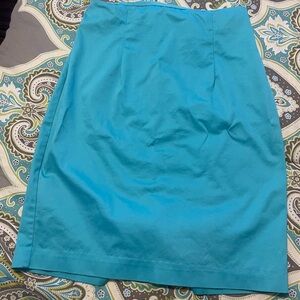 Used size 6 turquoise skirt